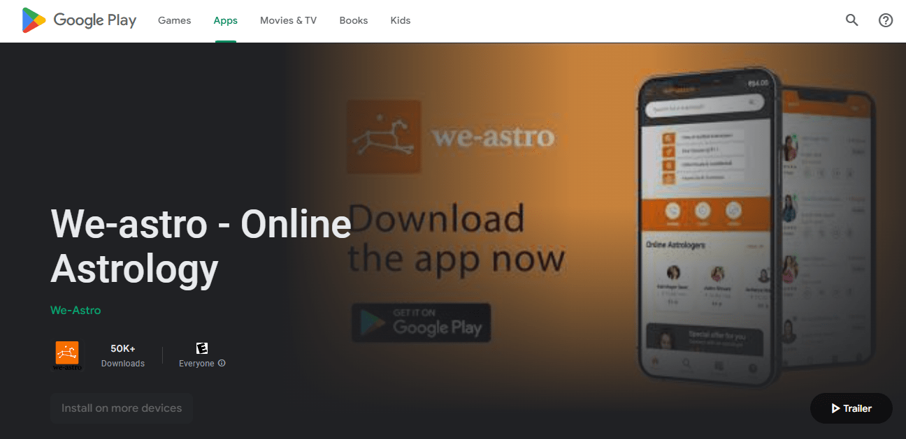 ASO for astrology app