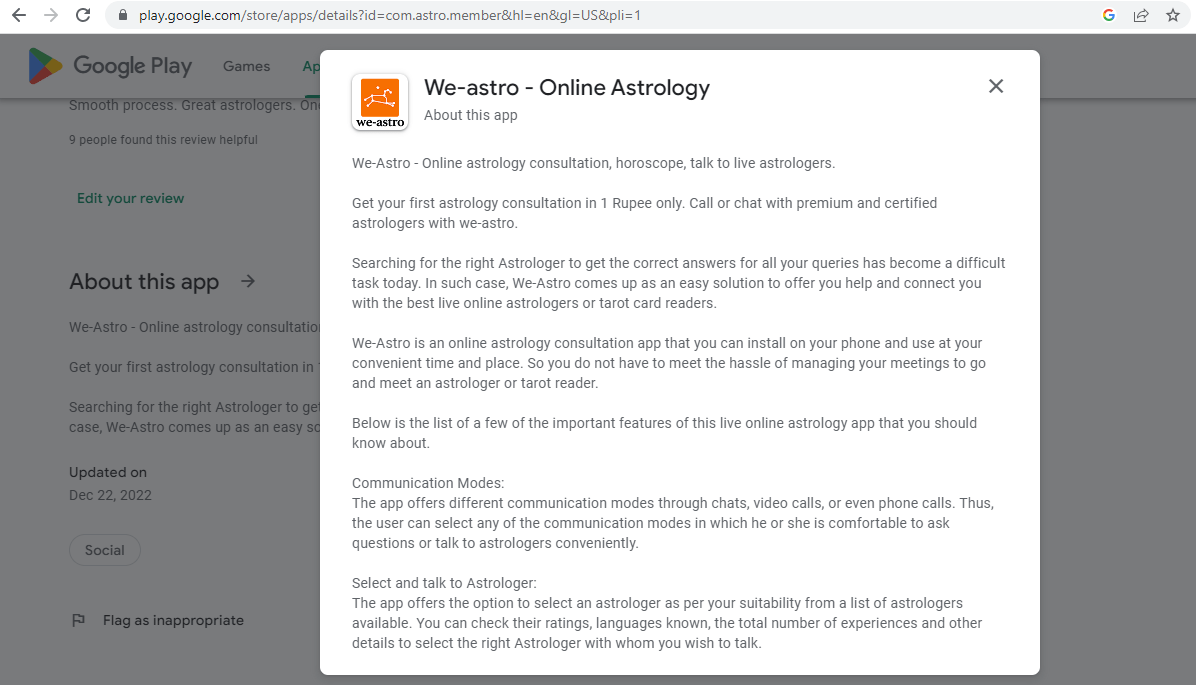 ASO for astrology app2