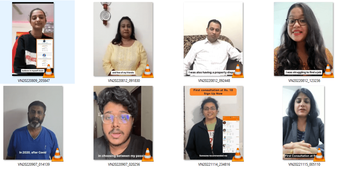 video testimonials for campaign