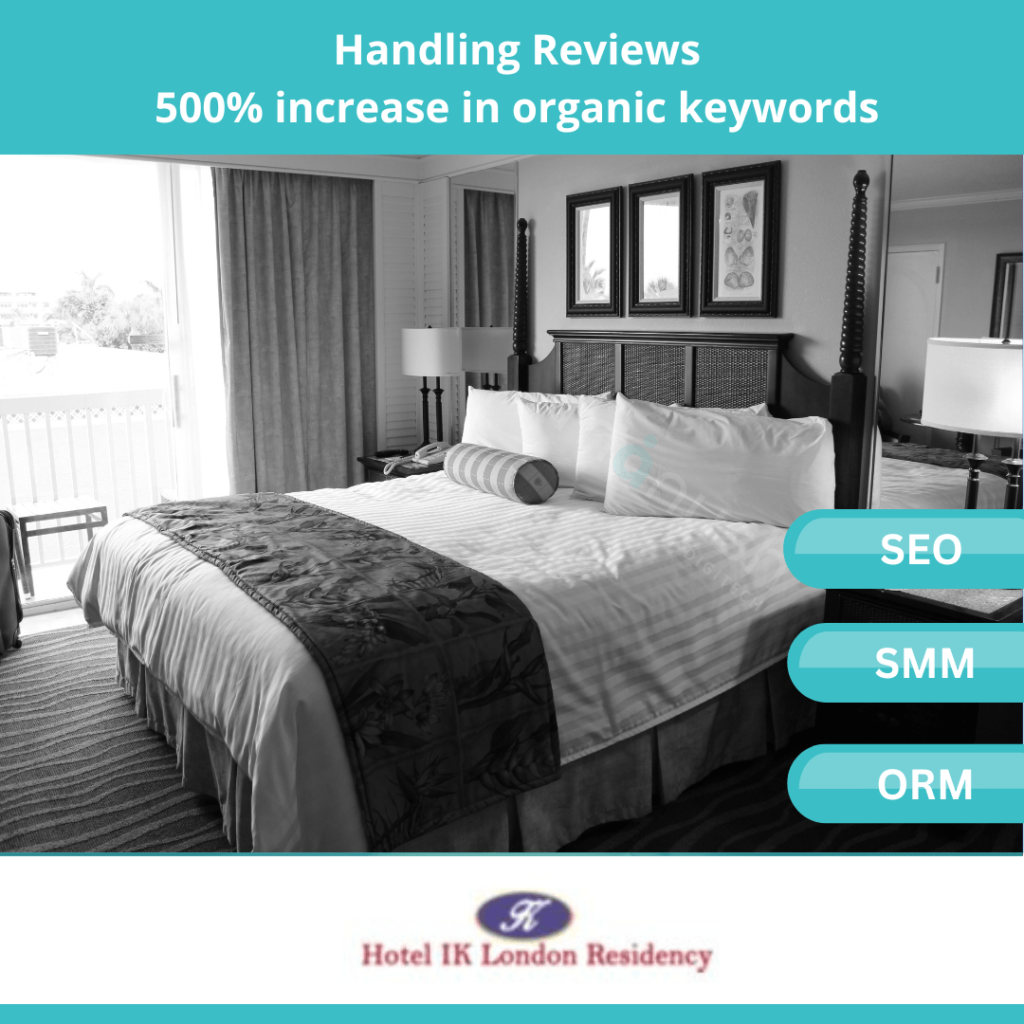 ORM and SEO for Hotel - case study
