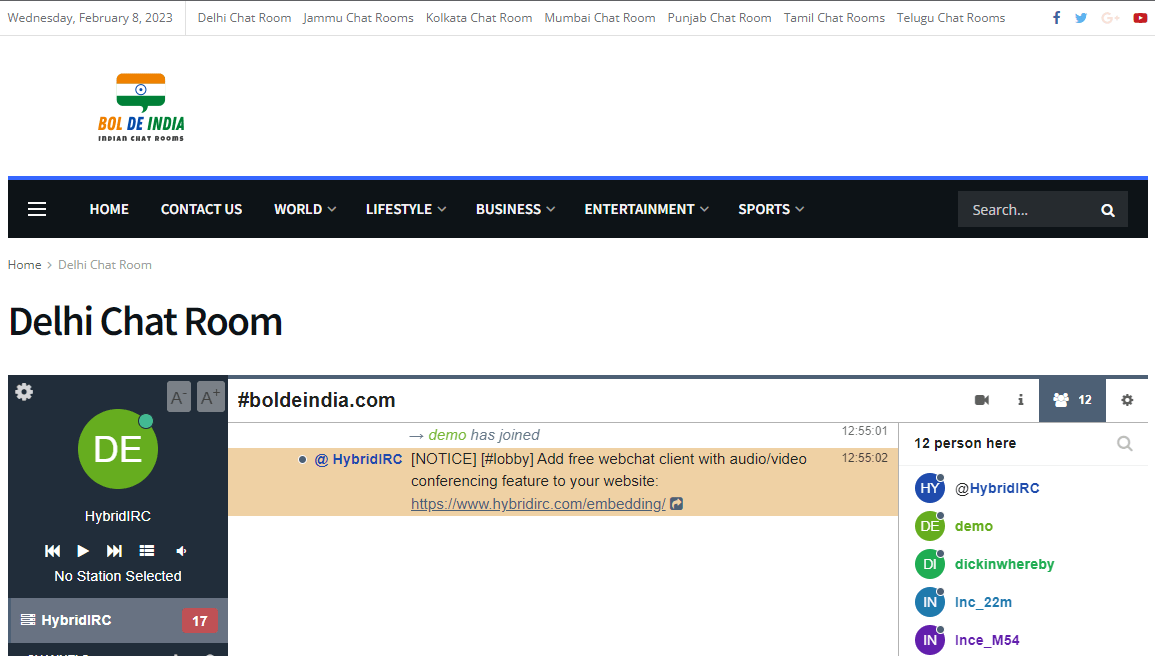 building city-wise chatrooms