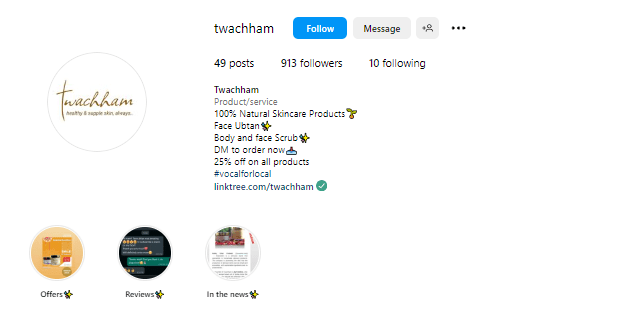 instagram account optimization