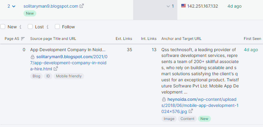 natural backlinks from listings