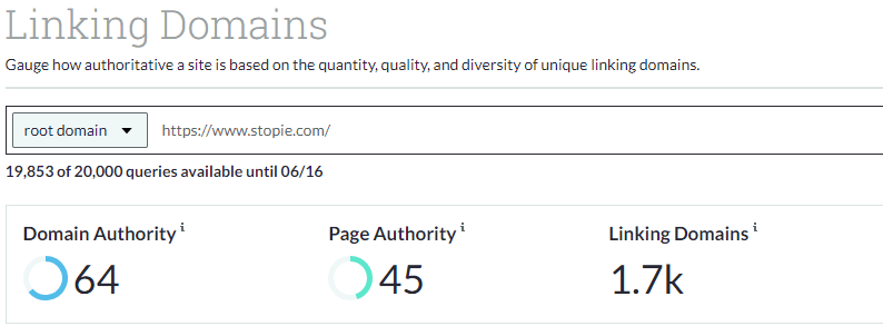 increased domain authority